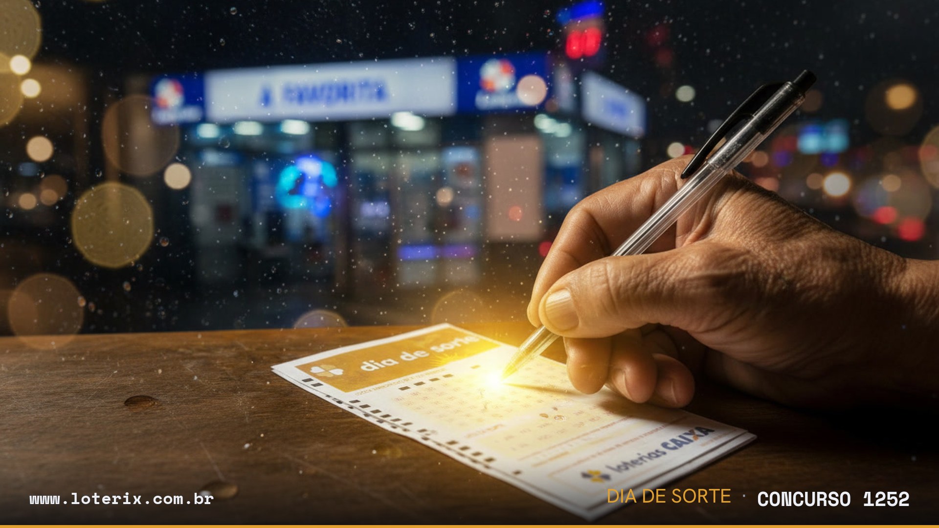 Dezenas sorteadas da Dia de Sorte 1252: 03, 04, 07, 14, 20, 22, 28