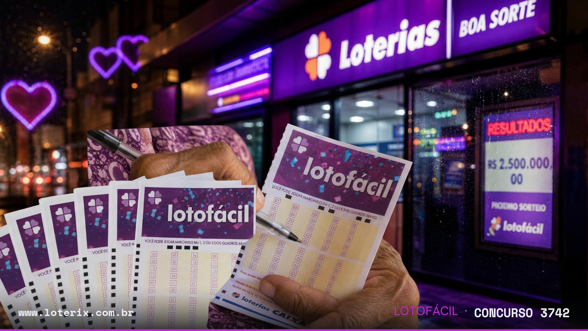 Dezenas sorteadas da Lotofácil 3742: 01, 04, 05, 06, 09, 10, 12, 13, 14, 15, 16, 19, 20, 21, 23