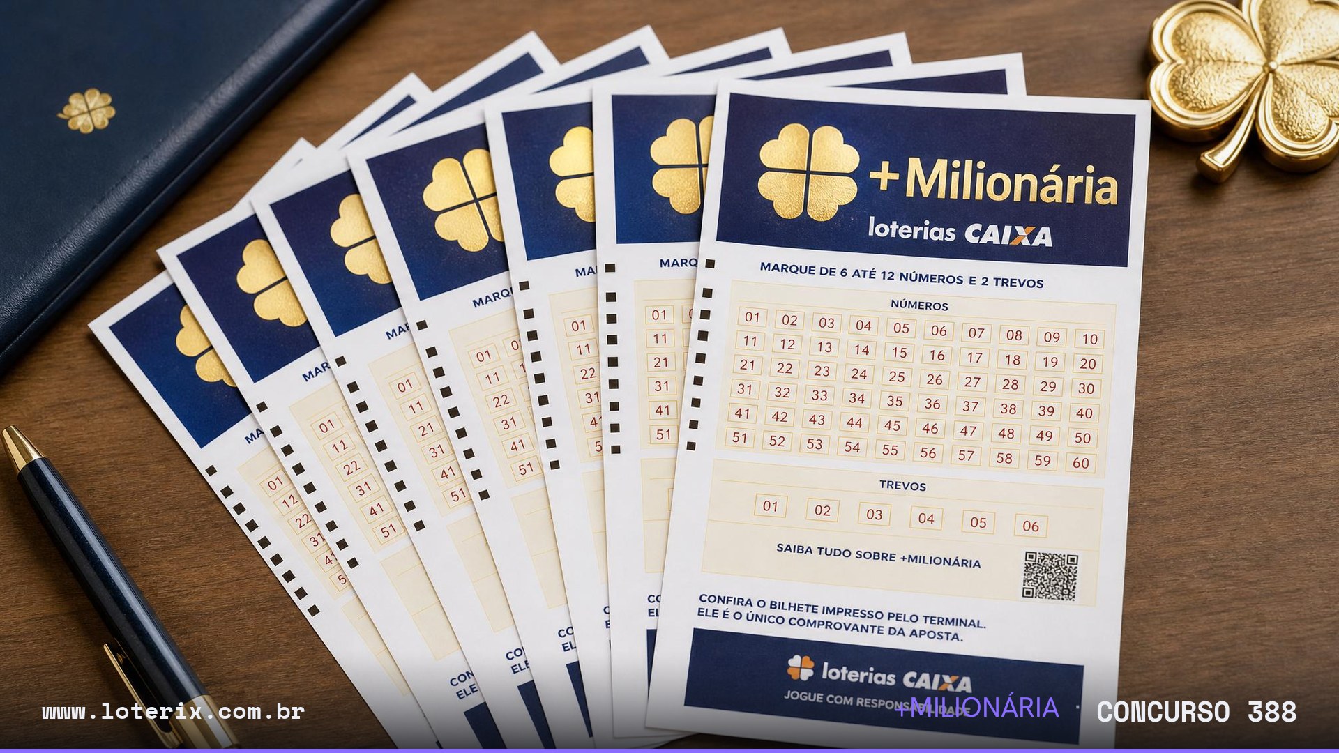 Dezenas sorteadas da +Milionária 388: 11, 17, 21, 23, 34, 41
