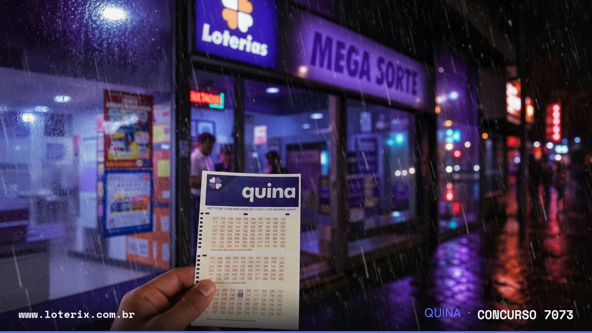 Dezenas sorteadas da Quina 7073: 04, 09, 32, 34, 46
